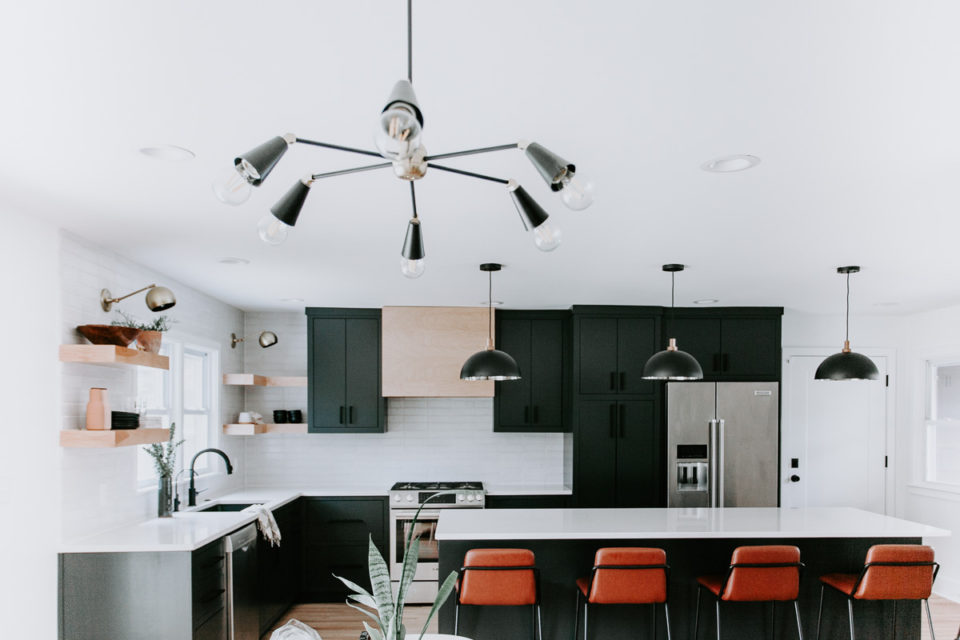 kc cabinetry and granite island