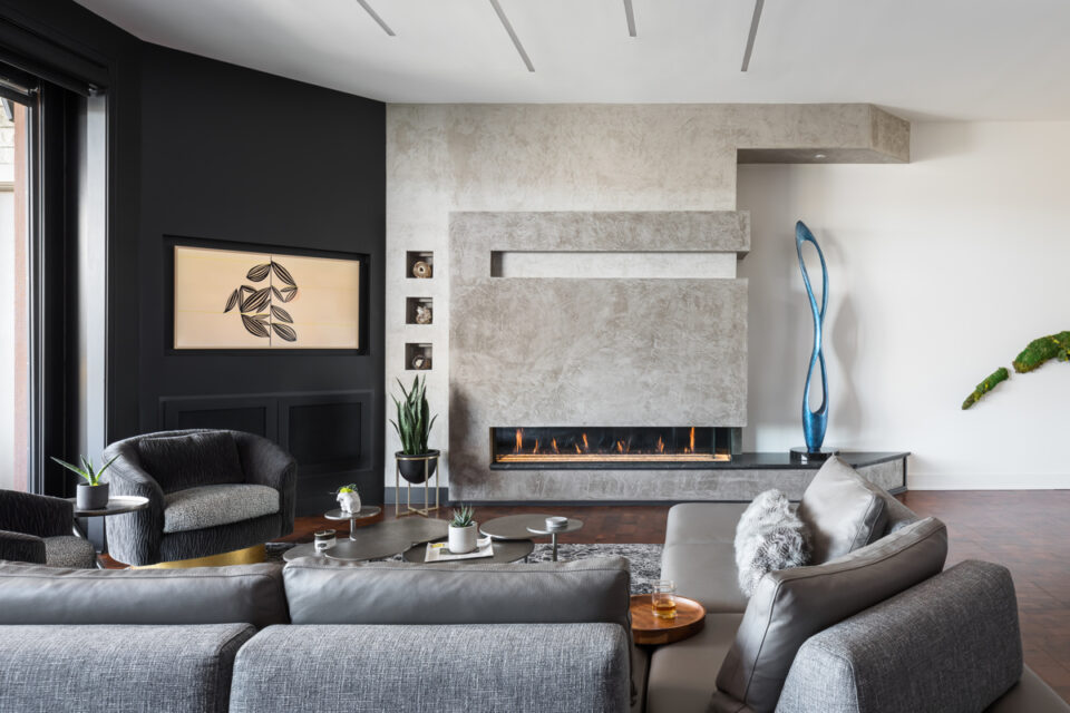 Fireplace- Nero Orion Honed Granite