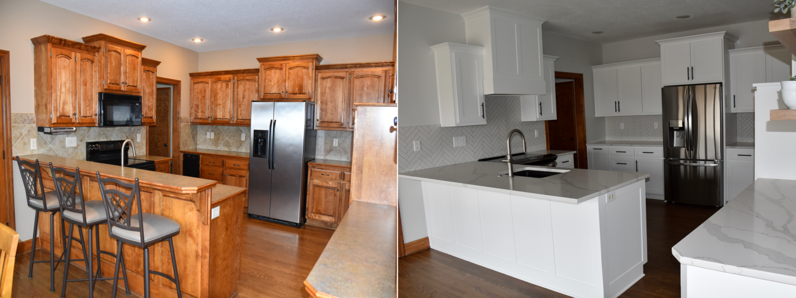 Transforming an Old Country Kitchen with Calacatta Idillio Quartz